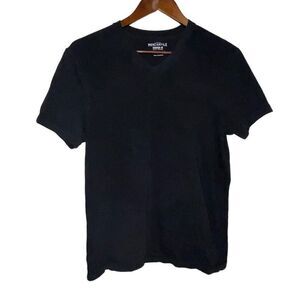 Women's J. Crew Mercantile Black V-Neck T-Shirt